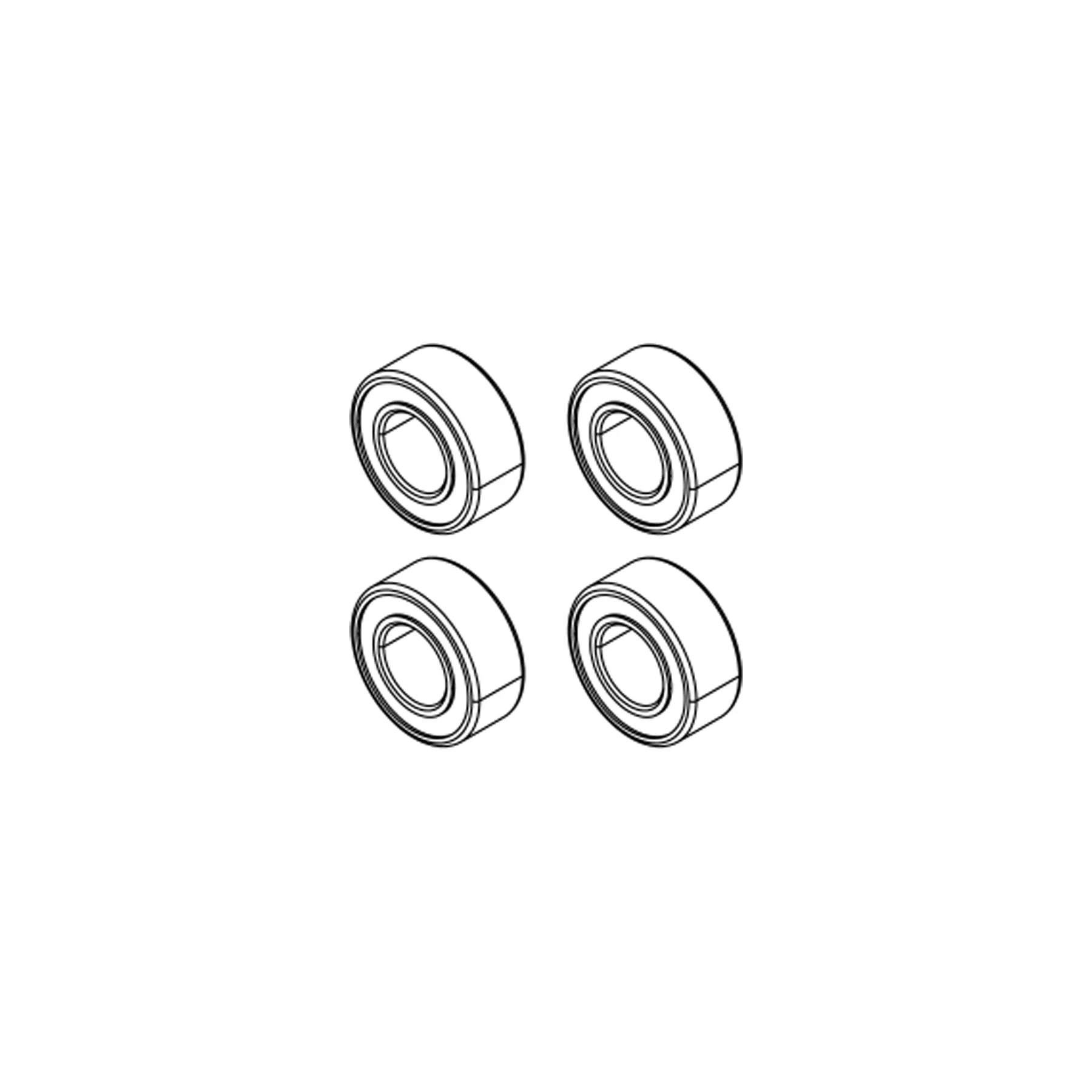 

N517B-M06091 MR105-2RS Bearings(5-10-4)