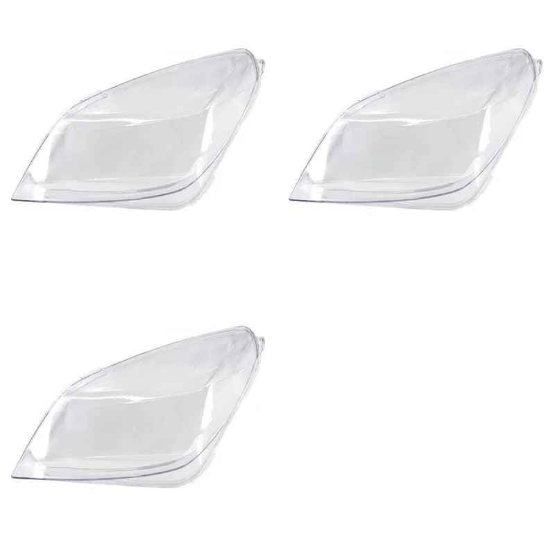 

3X левая автомобильная фара, крышка объектива, абажур, передний светильник, корпус для Opel Astra H 2004-2009