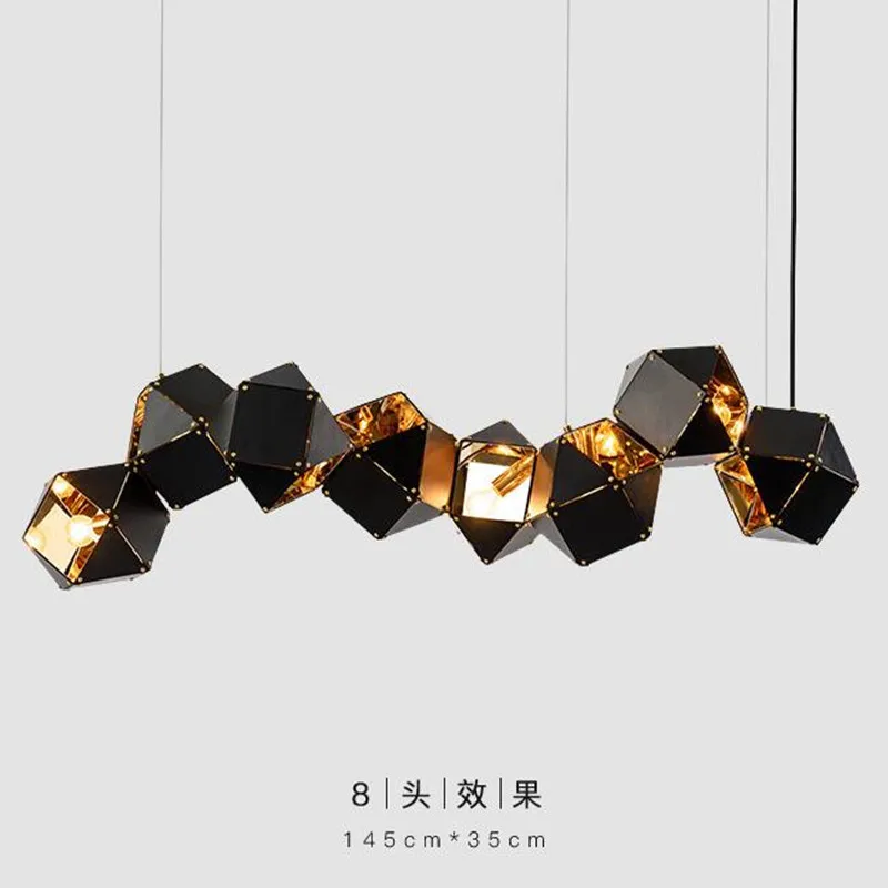 

Post Modern Metal Creative DNA Pendant Lights For Restaurant Studio Home Hanglamp AC 110V 220V E14 Led Pendant Lamp New