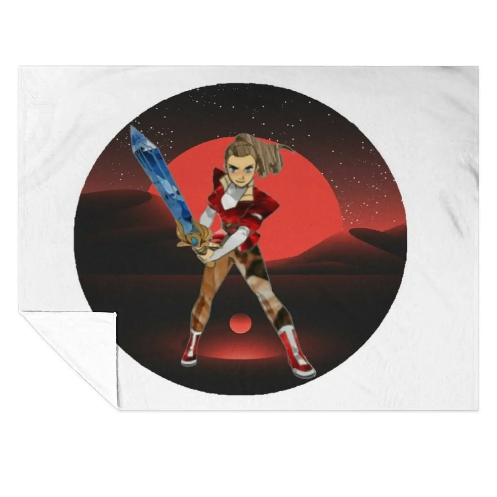 

Adora Final She-Ra Fanart Merch Princess Throw Blanket Decorative Beds Soft Beds Plush for winter Blankets