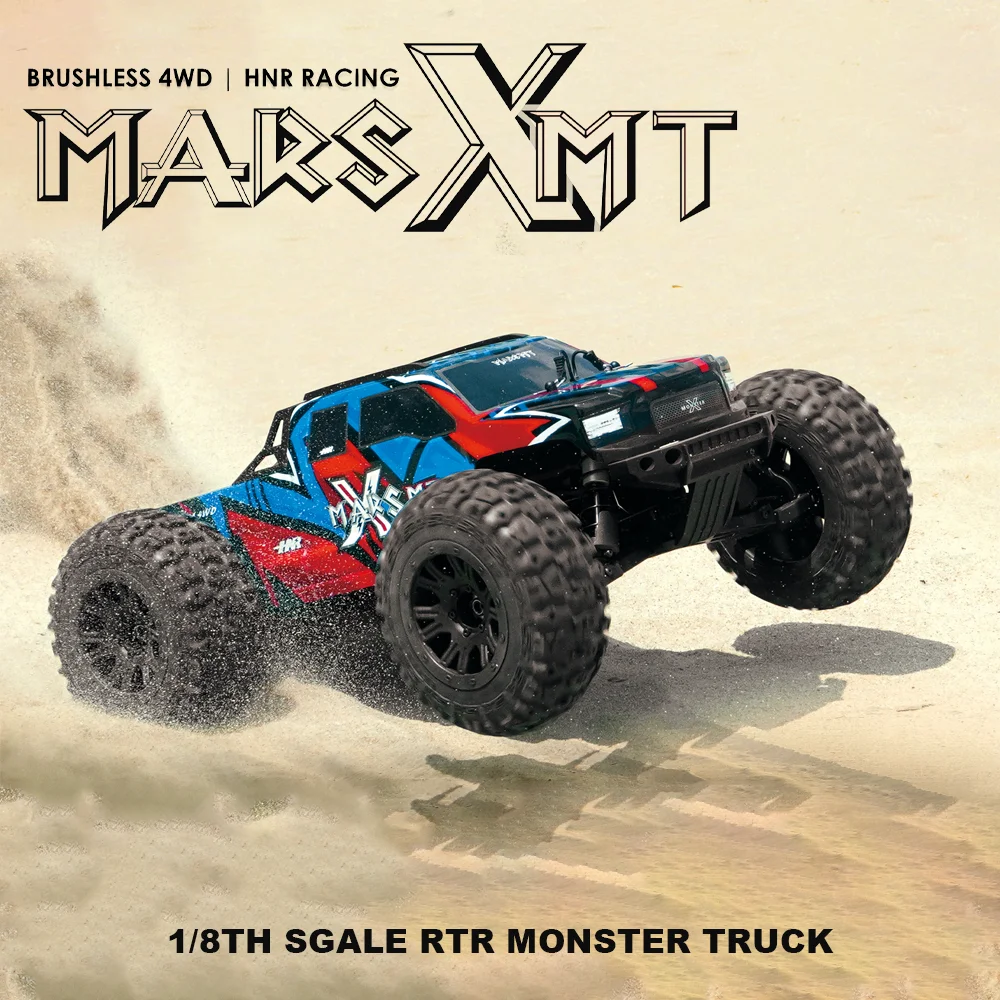 

1/8Th Scale RTR Monster Truck X-MARS MT Brushless 4WD Remote Control Climbing Vehicle Big-wheel Crawler Model Toy for Adults