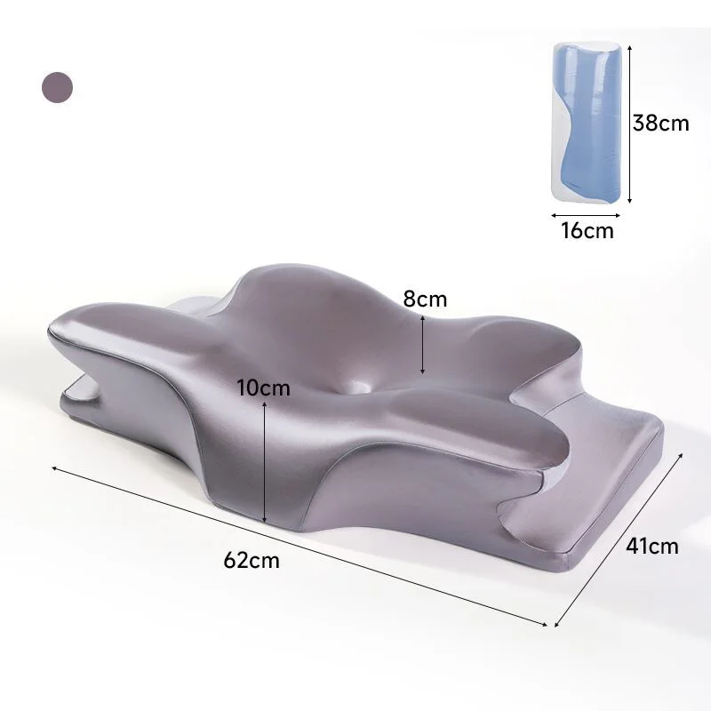 

Охлаждающая подушка для шейного отдела, ортопедическая подушка из пены с эффектом памяти для боковой спины, гелевый слой для сна, обеспечивает охлаждающую подушку для сна