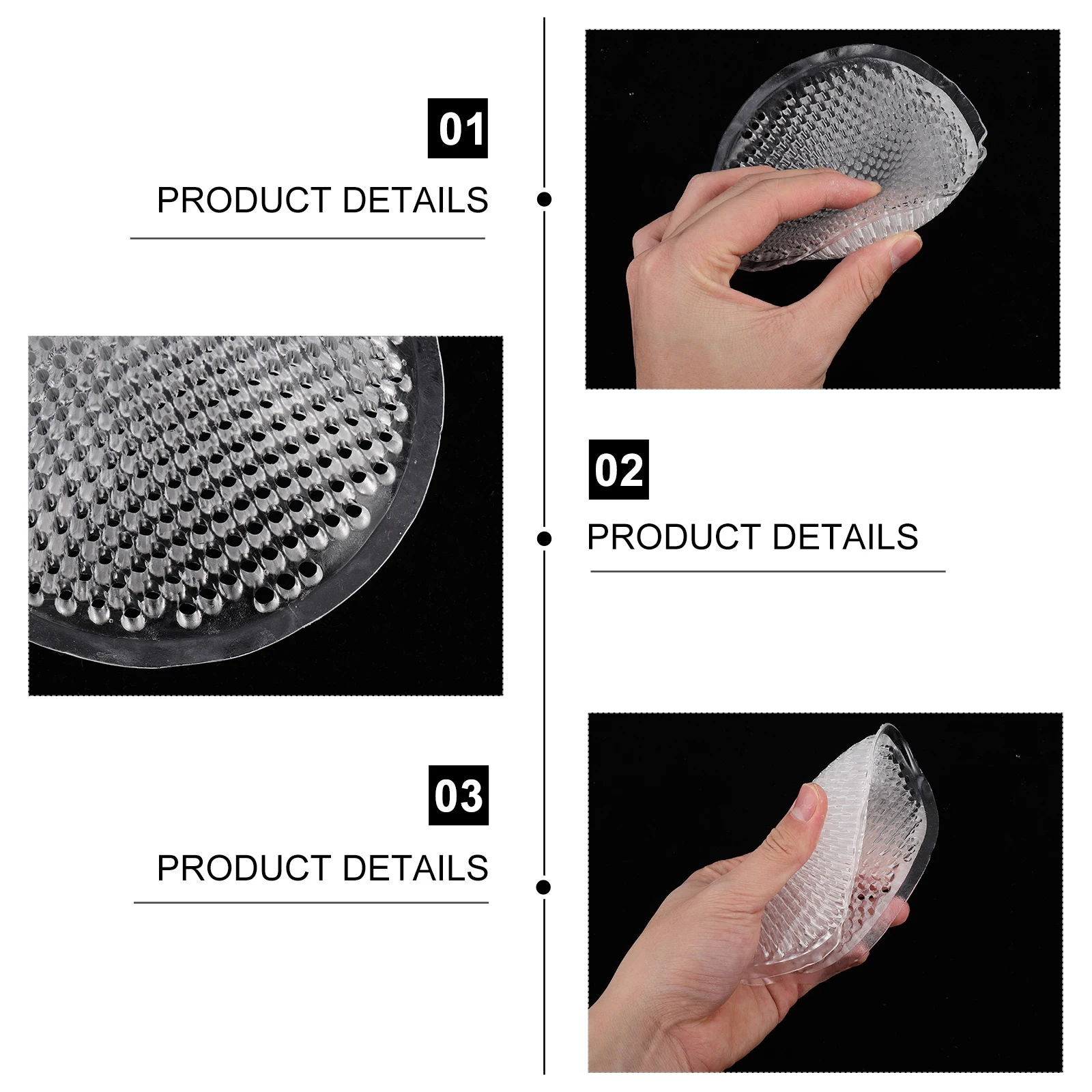 

Silicone Bra Pad Inserts Cup Shaped Reusable Eco Friendly Comfortable Material Women Most Cup Fits Invisible Transparent Lift