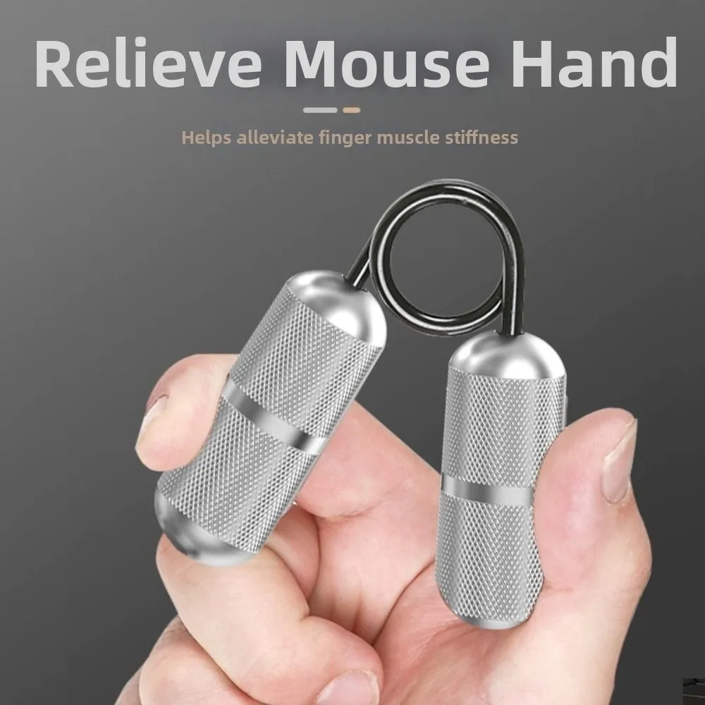 Aluminum Alloy Grip Strength Trainer Light Weight High Strength Finger Strength Device Anti-slip Comfortable Metal Hand Gripper