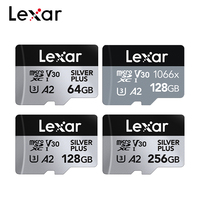 Original Lexar Professional Micro SD Card 1066x 128GB Flash Card V30 A2 C10 TF Card 64GB 256GB MicroSDXC Max 160MB/s For Camera