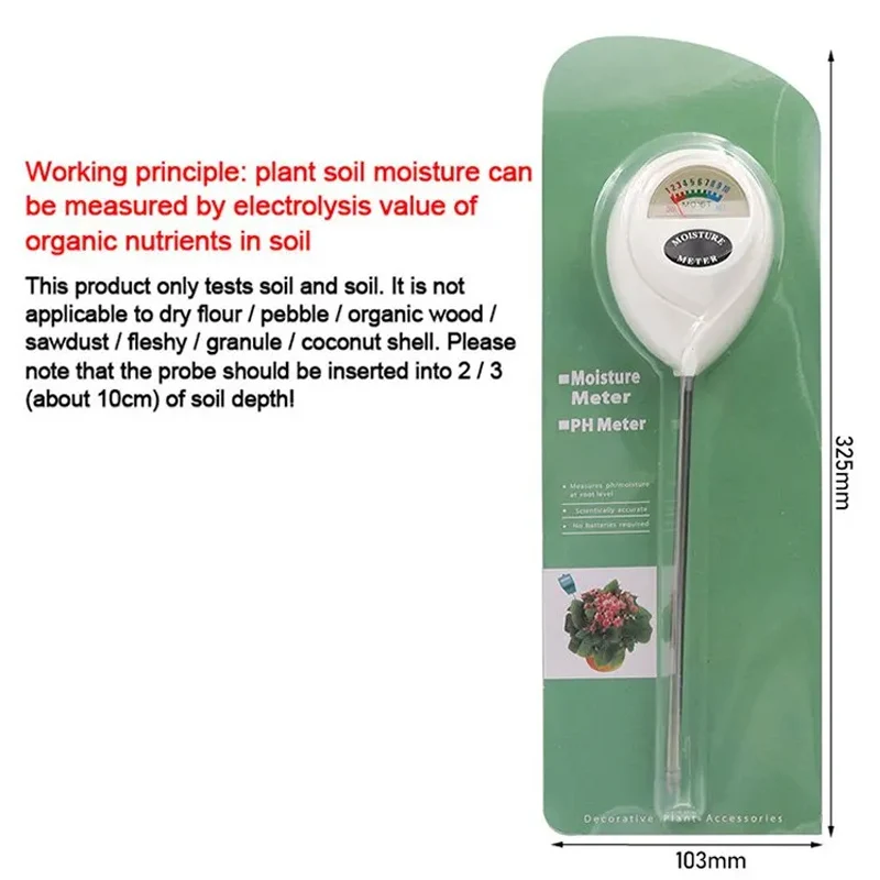 Hot Sell Soil Humidometer Home Gardening Measuring Tool Soil Moisture Meter Hygrometer Probe Watering Test Tools