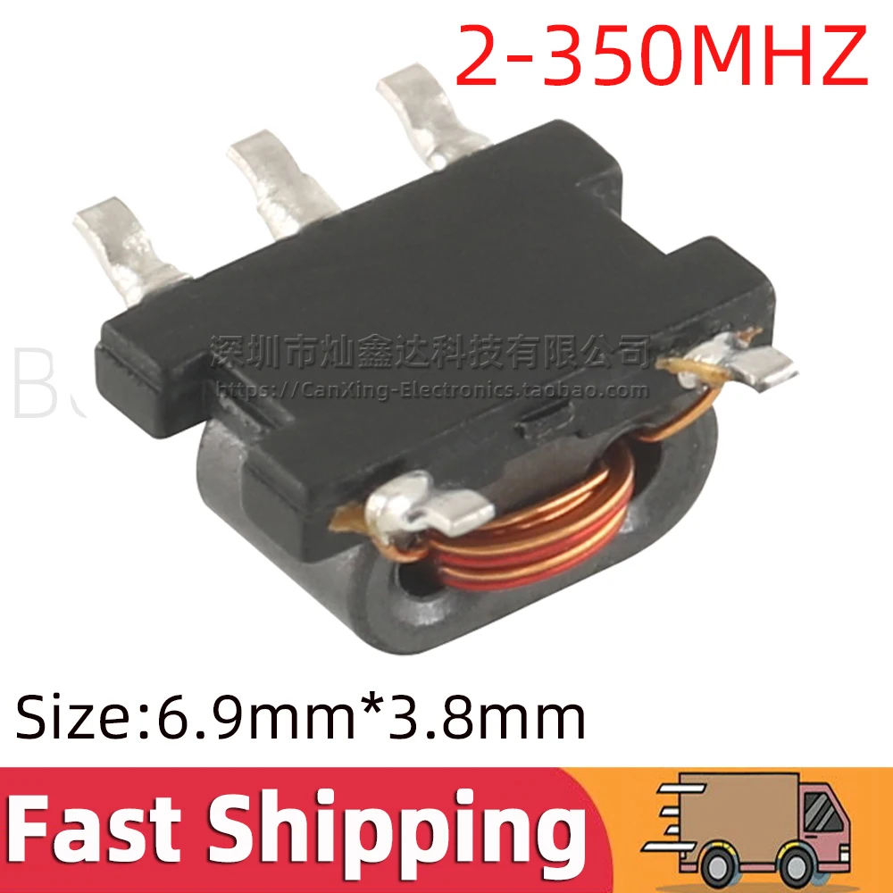 

5pcs Radio Frequency Mixer Signal Balun Transformer Frequency 2-350MHZ Surface Mount SMT 616PT-1030 Unbalance Balance