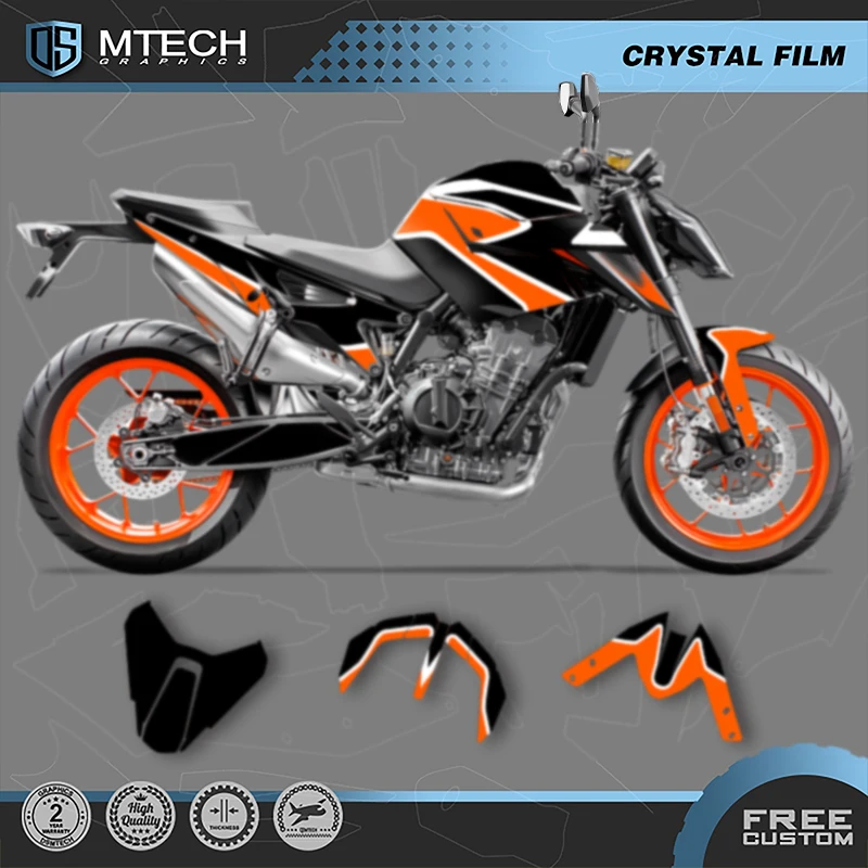 

DSMTECH Motorcycle Graphics Decal Stickers Kits For KTM 2018 2019 2020 2021 DUKE 18-21 DUKE 790 890 005