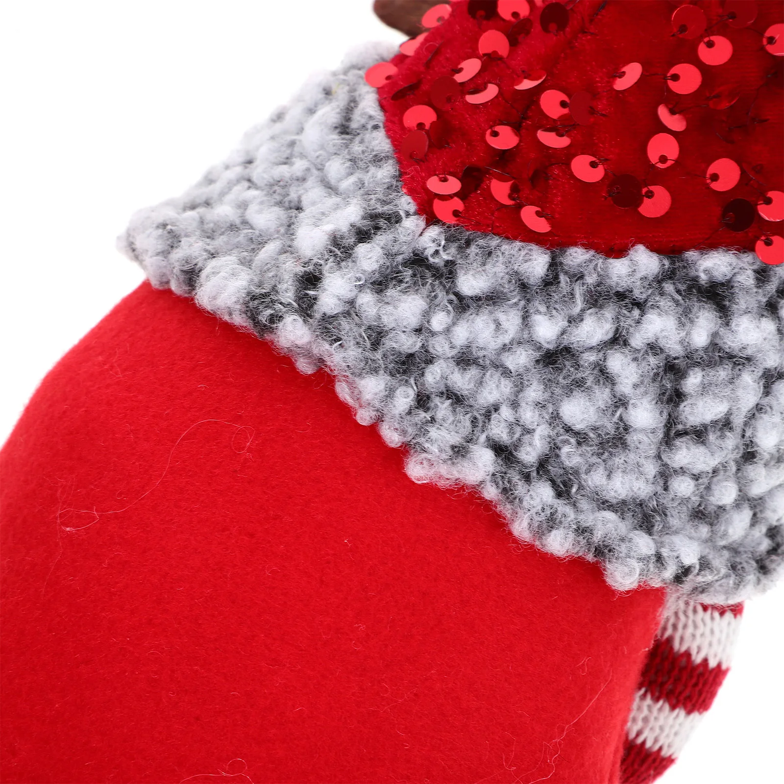 

Xmas Gnome Ornament Sequin Pointed Hat Sitting Posture Cute Christmas Decor Decorative Gnome Ornaments Desktop Sofa Adornments