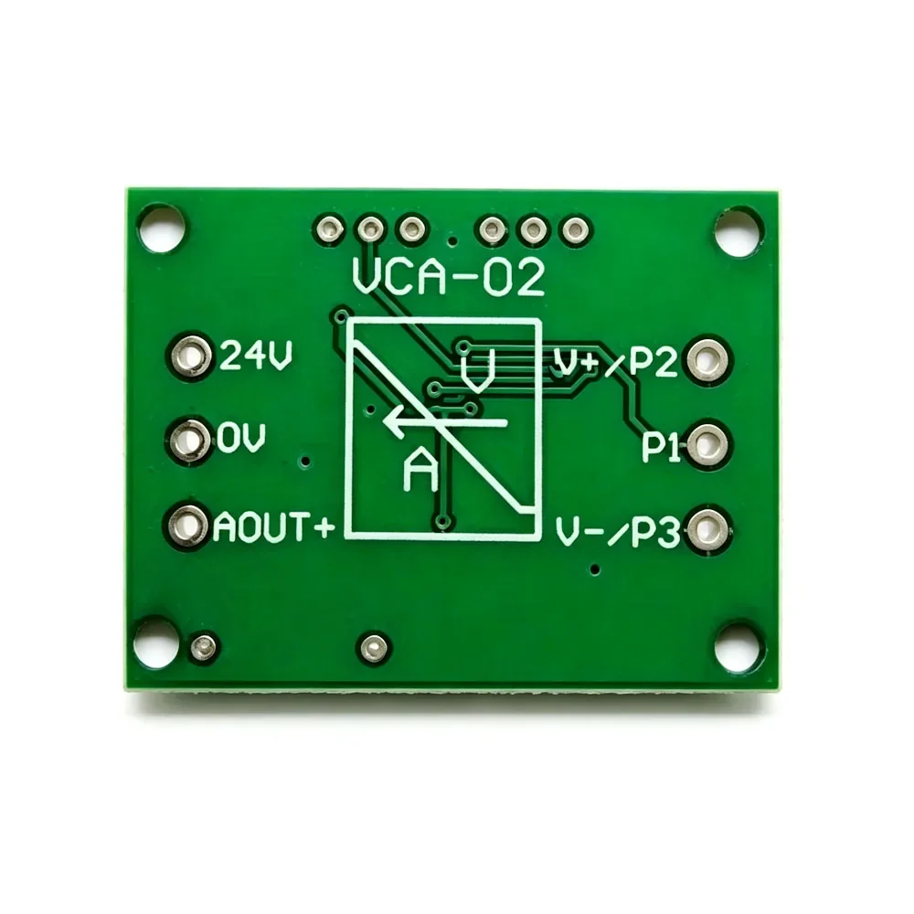 VCA-02 Voltage to Current Converter Module 0-2.5/3.3/5/10/15/24V to 0/4-20mA Constant Current Signal Transmitter Generator