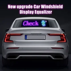OKEEN Car Rear Window Led Display DIY Mobile Phone APP Control Colorful Advertising Expression Screen Panel Windshield Equalizer