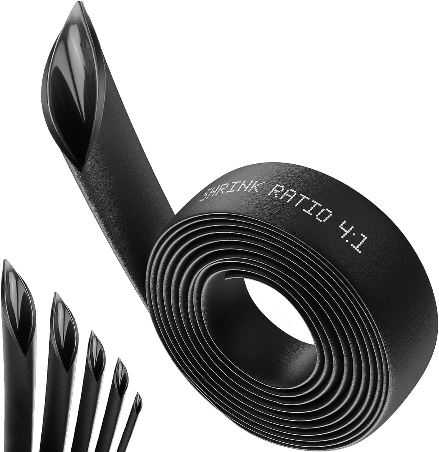 Heat Shrink Tubing 4:1 Dual Wall Adhesive Lined 2M Long,Marine Grade Heat Shrink,Wire Heat Shrink Tubing Insulation Seal Against