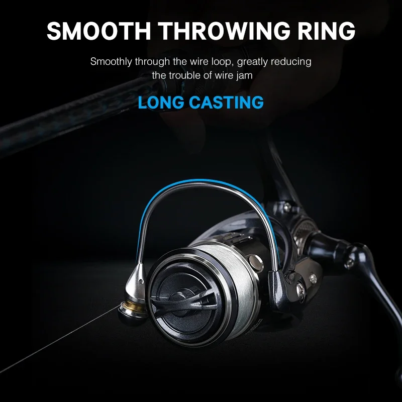 155g Bait Finesse Spinning Fishing Reel RANGER 800 1000S 4KG Drag Carbon Trout Ajing Saltwater Shallow Spool Reel