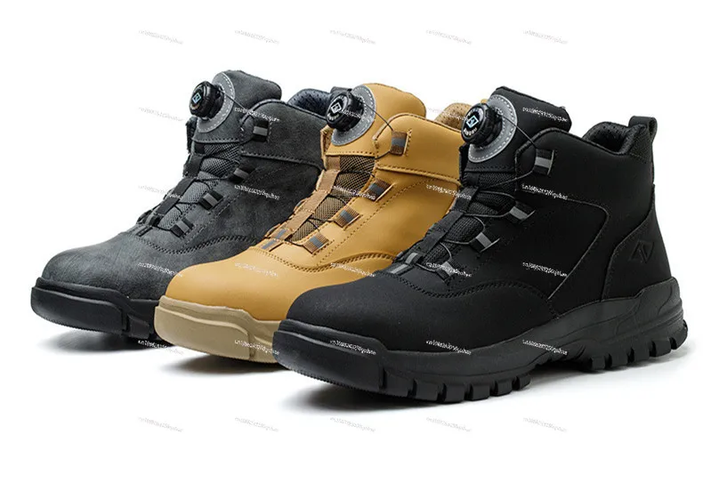 Зимняя рабочая обувь, высокая защитная обувь с защитой от проколов, строительная защитная обувь для мужчин, легкие защитные кроссовки, рабочие ботинки в промышленном стиле Зимняя рабочая обувь, высокая защитная обувь с защитой от проколов, строительная защитная обувь для мужчин, легкие защитные кроссовки, рабочие ботинки в промышленном стиле