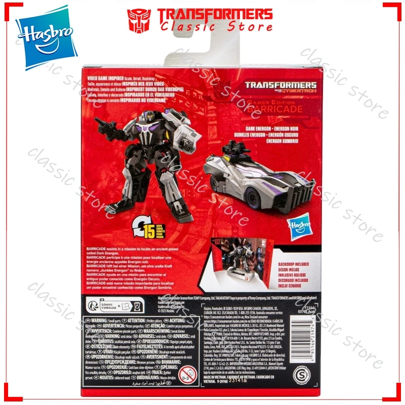 Auf Lager Classic Transformers Toys Gamer Edition Deluxe Class WFC SS-GE-02 Barricade Cybertron Autobots Actionfiguren Geschenke
