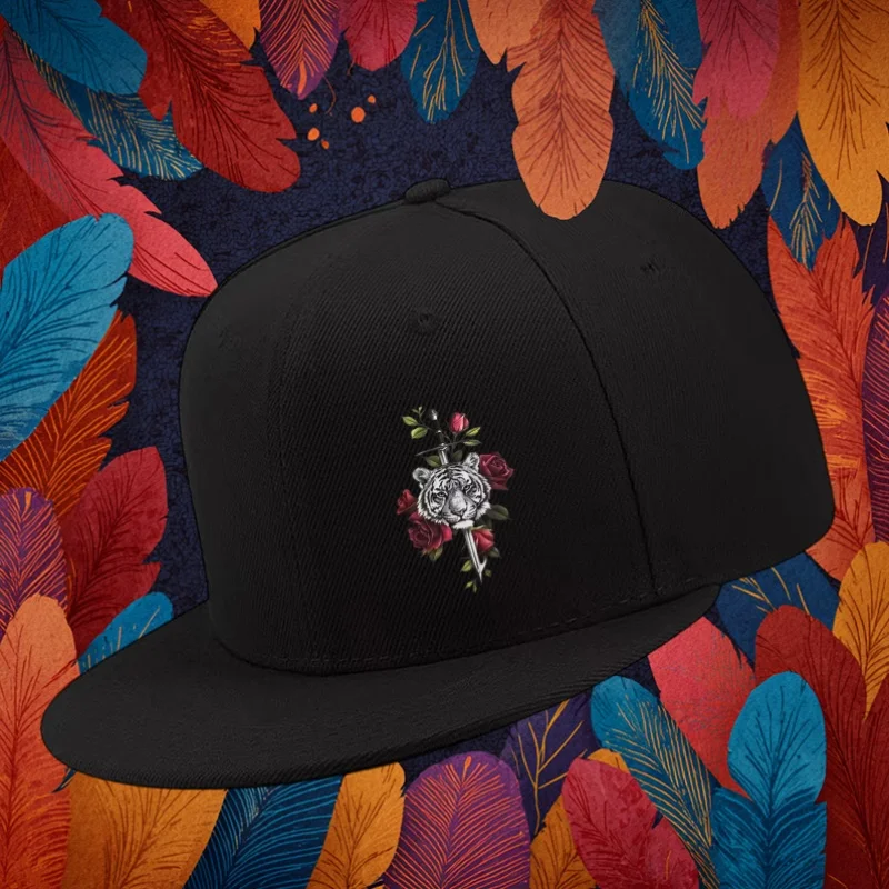 A Baseball Cap Featuring a Romantic Knight Sword Pattern, Designed for Men, Suitable for All Seasons, Perfect for Urban Leisure,