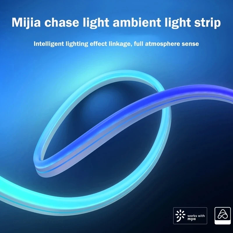 Xiaomi Mijia Smart Light Strip, Luzes coloridas de tira de extensão LED, Iluminação ambiente, E-Sports, RGB colorido, PC, TV, Som de ligação inteligente