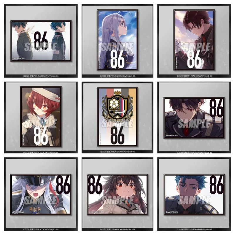 Акриловая фигурка-подставка по аниме 86 Eighty-Six: Леки·Мичихи, Шайнэй Нузен, Ганс Лингер, Владилена Милизе, украшение для стола