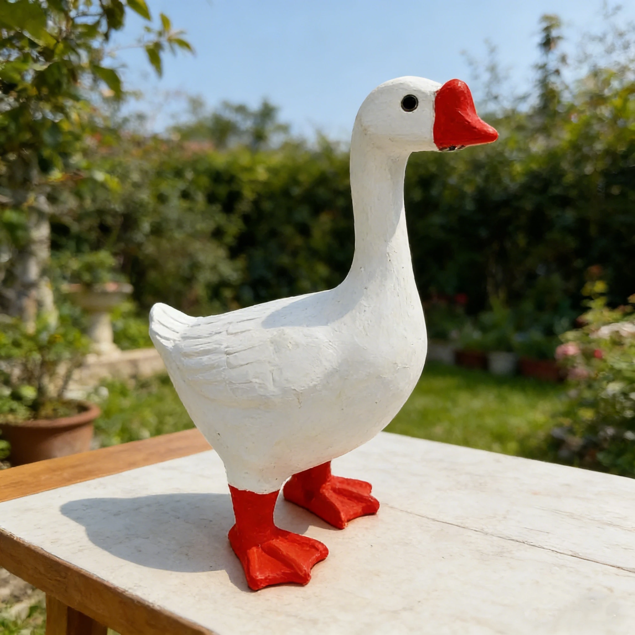 Magnet Goose Ornaments Cute Simulation Desktop Office Accessories Creative Statue Crafts Decor Resin Home Birthday Gift Animal