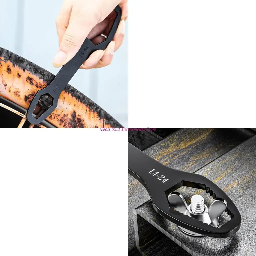 調整可能なメガネ用のダブルヘッドスパナハンドツールユニバーサルレンチセルドレンチ修理アクセサリーC7AC