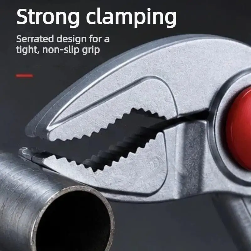 4 Inch Mini Groove Joint Pliers Push Lock V Jaw Adjustable Multi Grip Hand Tool For Car Auto Repair Mechanic Workshop