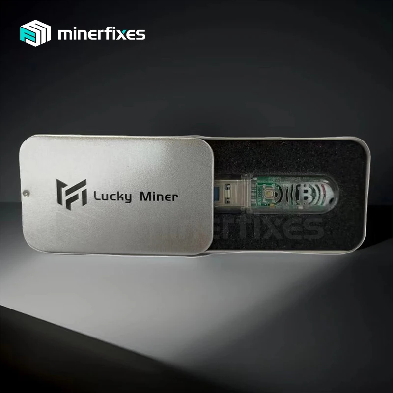 Imagem -06 - Usb Btc Solo Miner Lucky Miner v3 74kh s Mini Home Silent Usb Bitcoin Miner Mini Asic Miner Lv03 Mine de Loteria