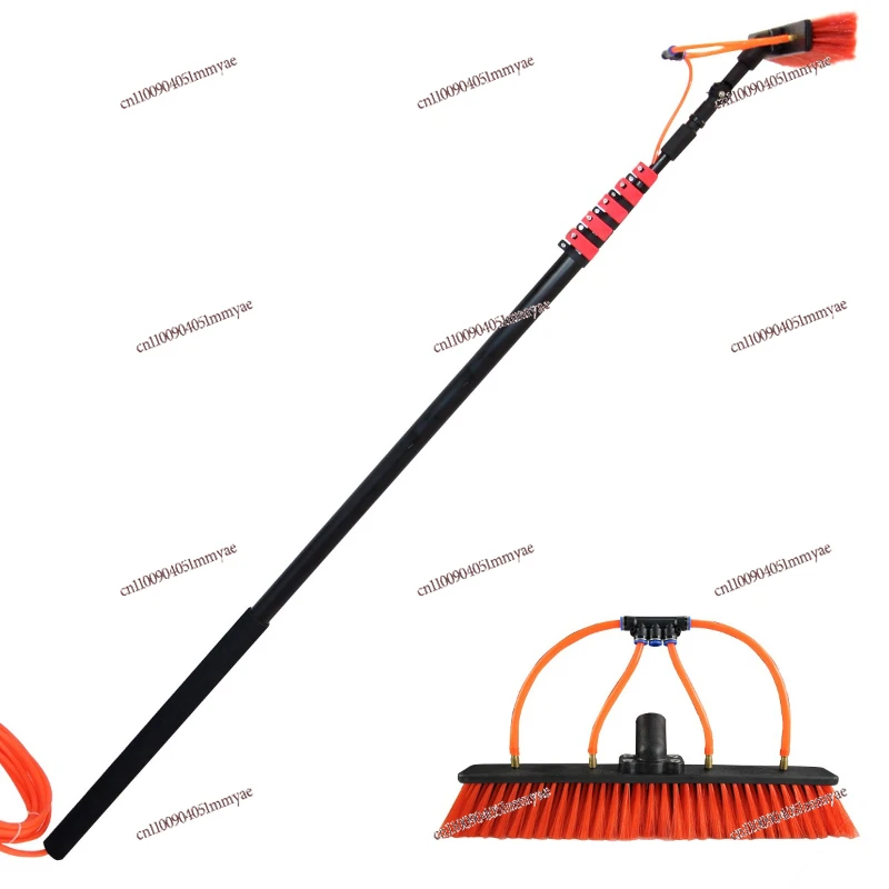 

Carbon fiber 6 meters telescopic rod water brush glass high-altitude cleaning high-strength soft brush telescopic rod