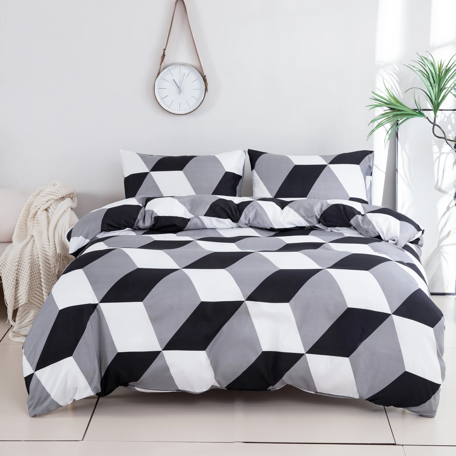 2 Pillowcases + 1 Duvet Cover, - Duvet Insert White review and price