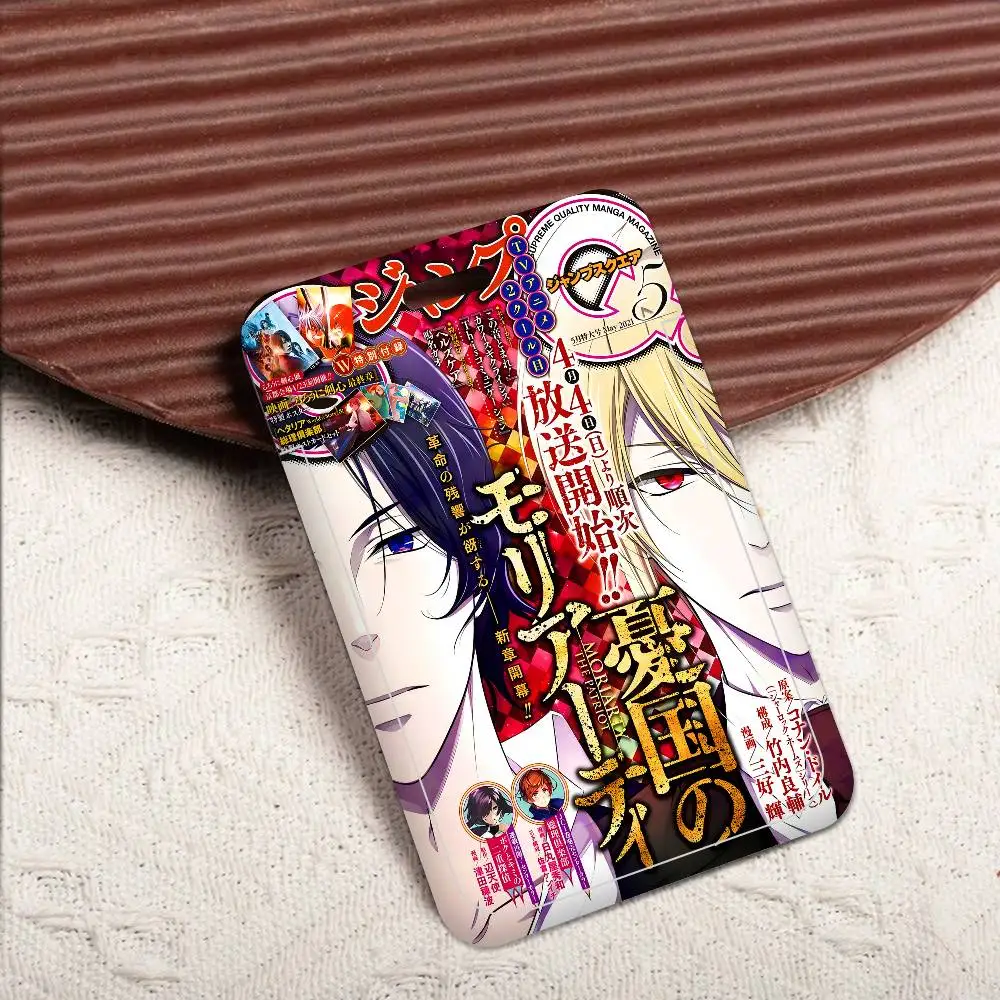 Comic Book Moriarty The Patriot ID Card Holders Lanyards Girls Door Card Case Hanging Rope Women Badge Holder Neck Strap