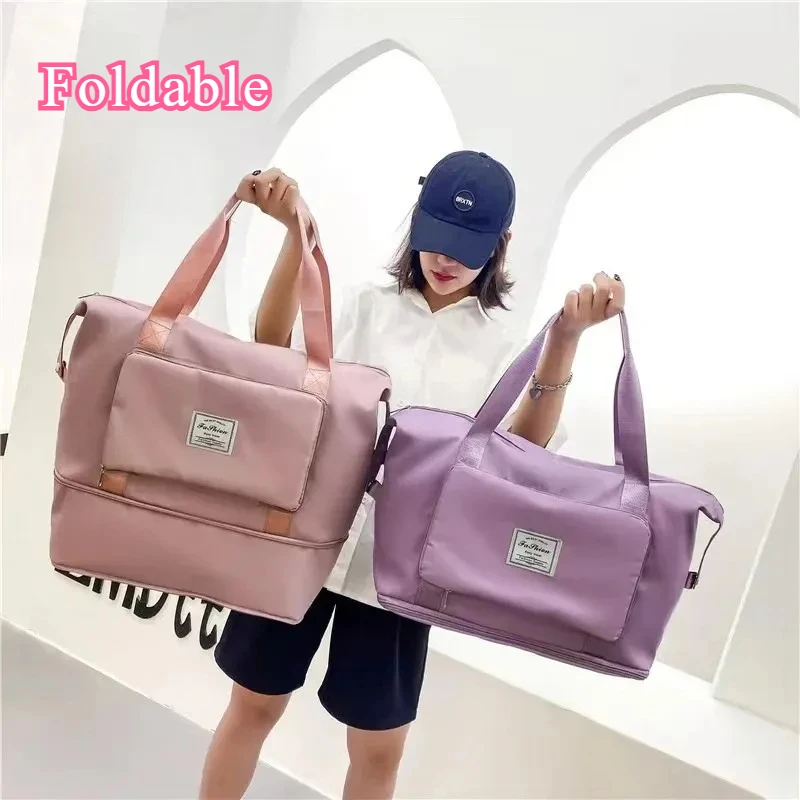 

New Expandable Large Capacity Folding Yoga Outdoor Travel Sports Gym Bag Stylish Compact Storage Solution Duffel Bag