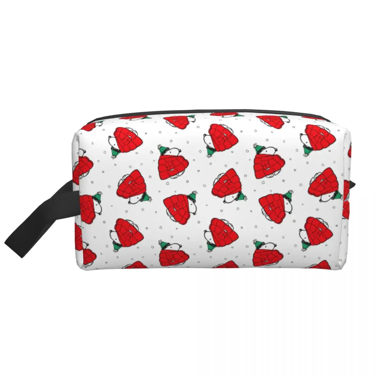 Benutzer definierte Snoopys in einem geschwollenen Mantel Reise Kosmetik tasche für Frauen Beagle Comic Toiletten artikel Make-up Veranstalter Lady Beauty Storage Dopp Kit