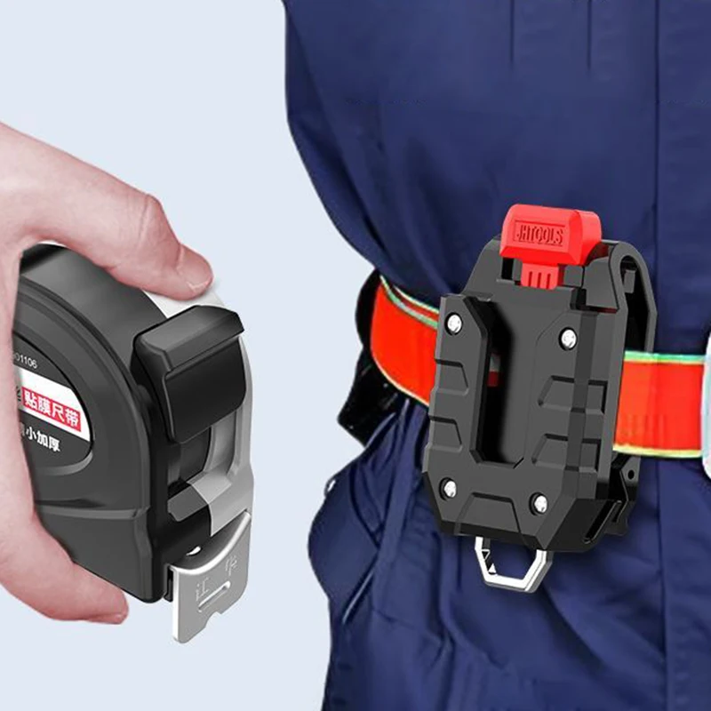 

Tape Measure Quick Hanging Portable Waist Tape Measures Storage Universal Fixed Type Tool Holder Professional Tool Hanger Clip