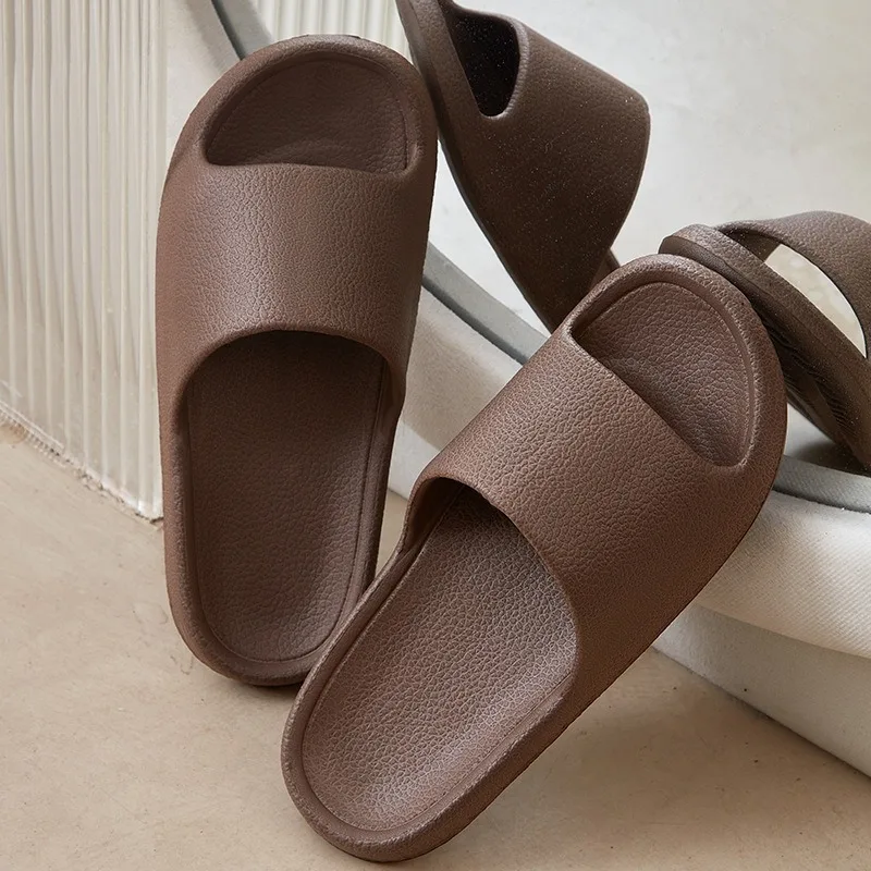 

Fashion Women Slippers Summer Flat Lightweight EVA Home Bathroom Slippers Comfort Massage Couples Indoor Slides Shower Shoes