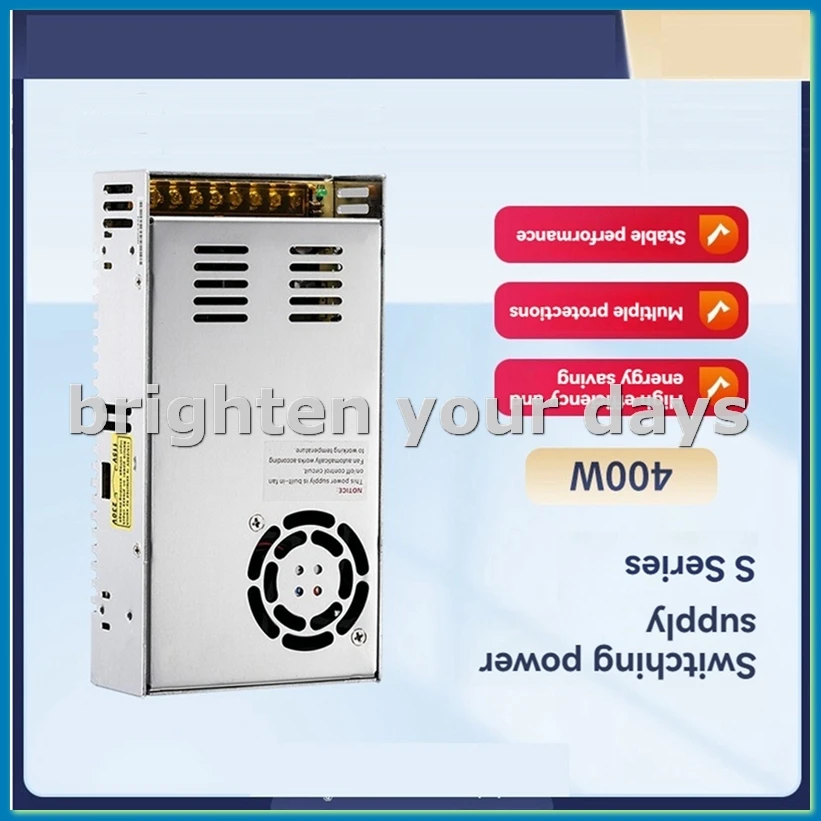 

400 Вт, 80 В, 5 А, импульсный источник питания с одним выходом, S-400-80, регулируемый источник питания постоянного тока-VVNB