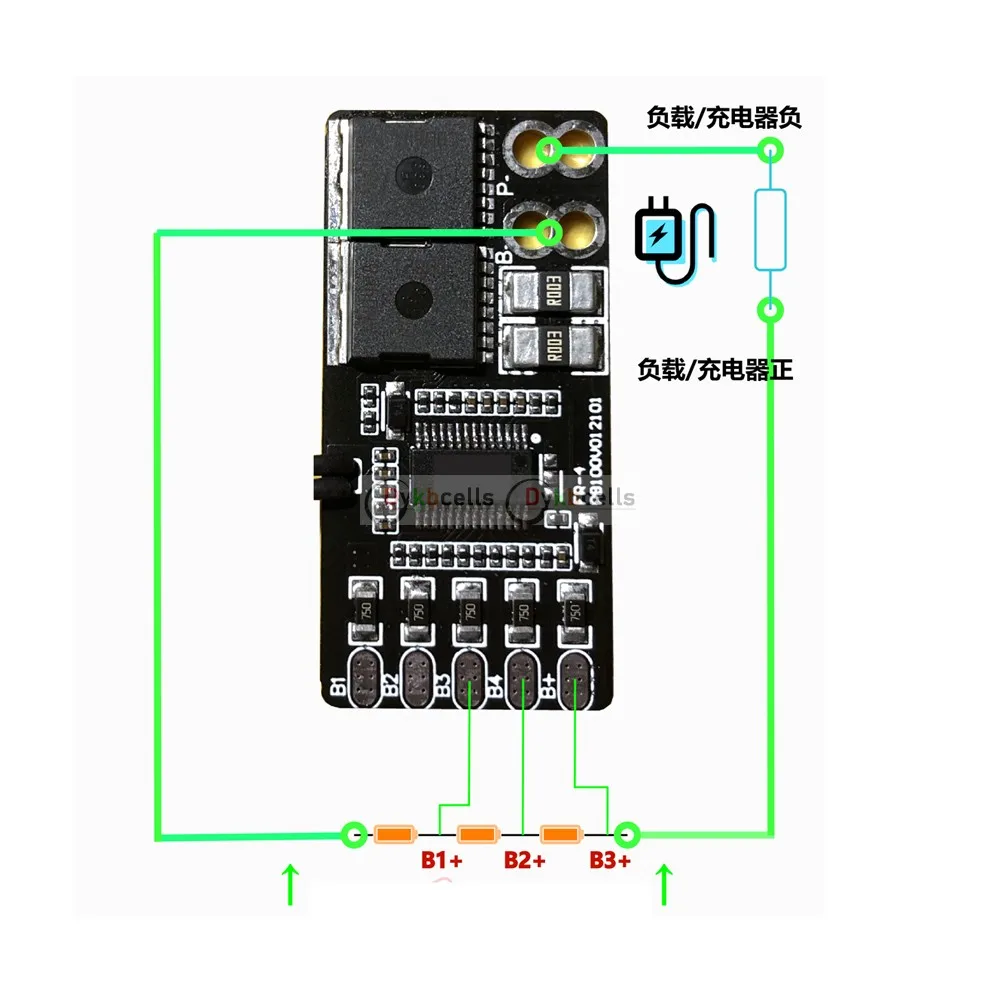 3S 4S 5S 30A BMS 12.6V 14.4V 16.8V 18650 Li-ion Lithium Battery Protection Board balance vacuum cleaner electric drill batteries