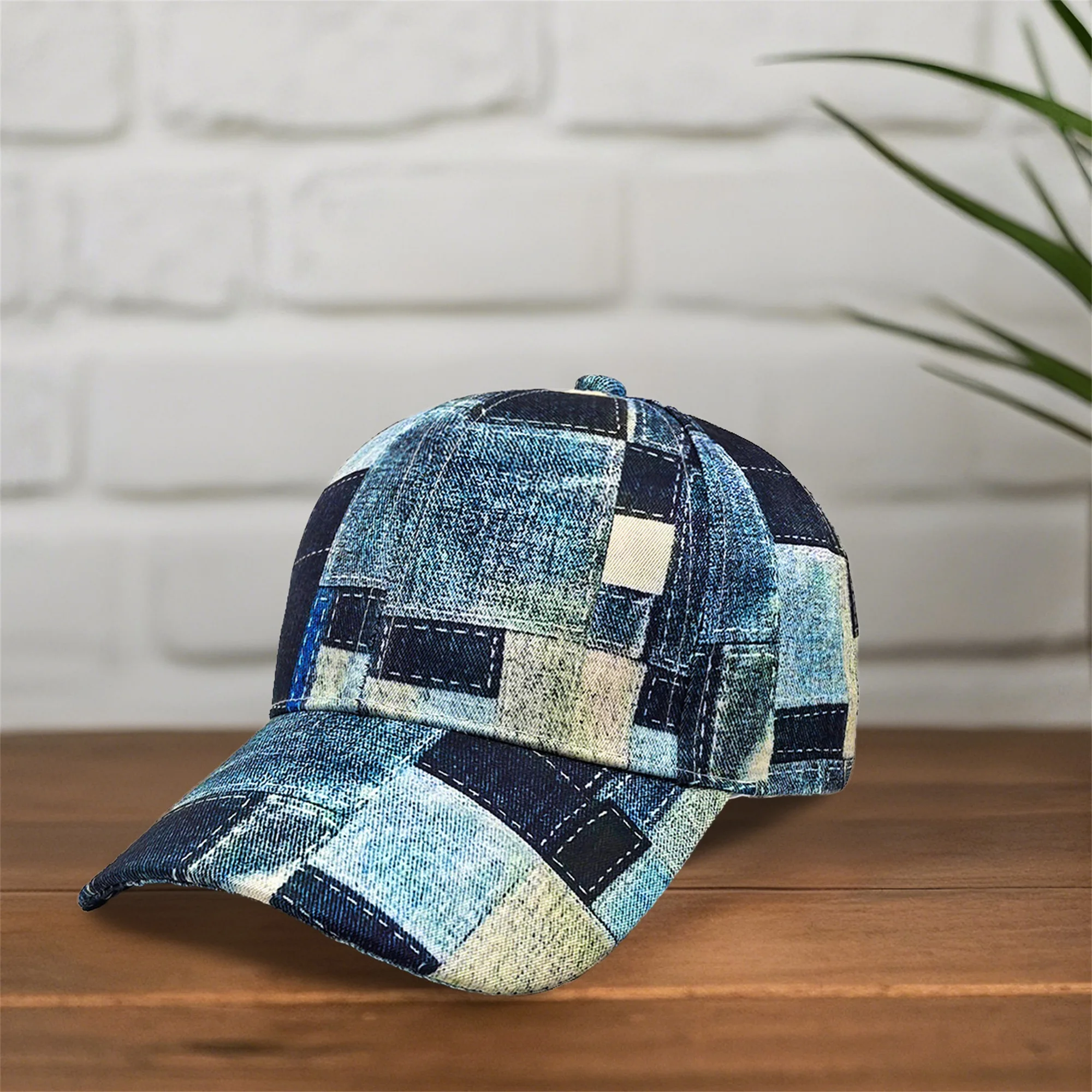 قبعة بيسبول كلاسيكية للرجال والنساء قابلة للتعديل من قماش الدنيم للرياضات الخارجية والارتداء غير الرسمي يوميًا #5