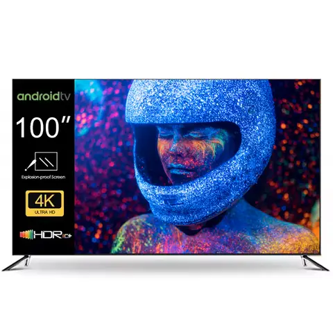 65 75 80 85 100 120 Inch 4K UHD Flat Smart LED TV UHDTV with LED Backlight for Hotels