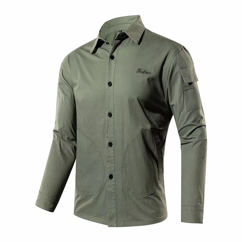 

MRMT 2024 Brand New Men's Tooling Long-Sleeved Shirt Men's Cotton Shirt Casual Cotton Shirt Men