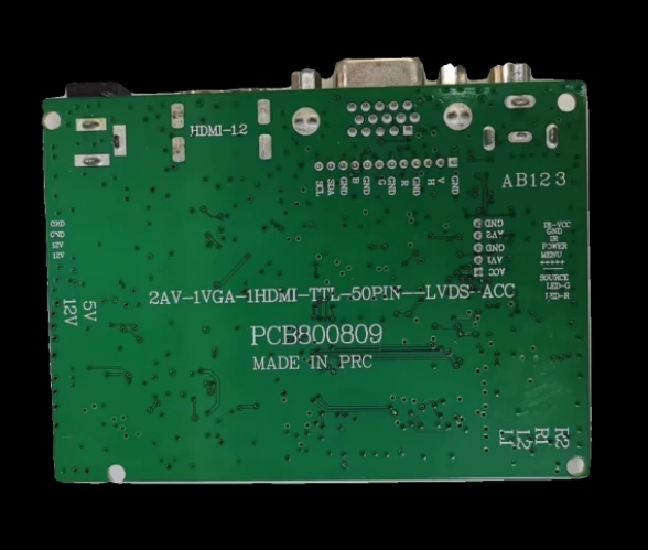 PCB800809 LVDS TTL driver board upgrade with built-in multi screen universal driver board