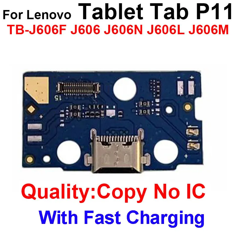 For Lenovo Tablet Tab P11 TB-J606F J606 J606N J606L J606M USB Charging Dock Board USB Charger Port Board Connector Repair Parts