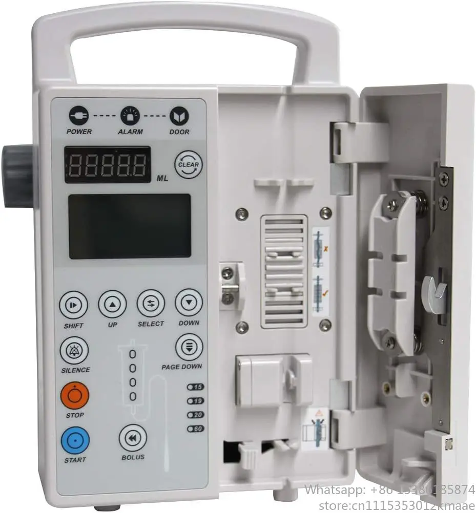 Vequyn Rechargeable Veterinary Infusion Pump – Audible/Visual Alarm, LCD Display, Portable Fluid Administration