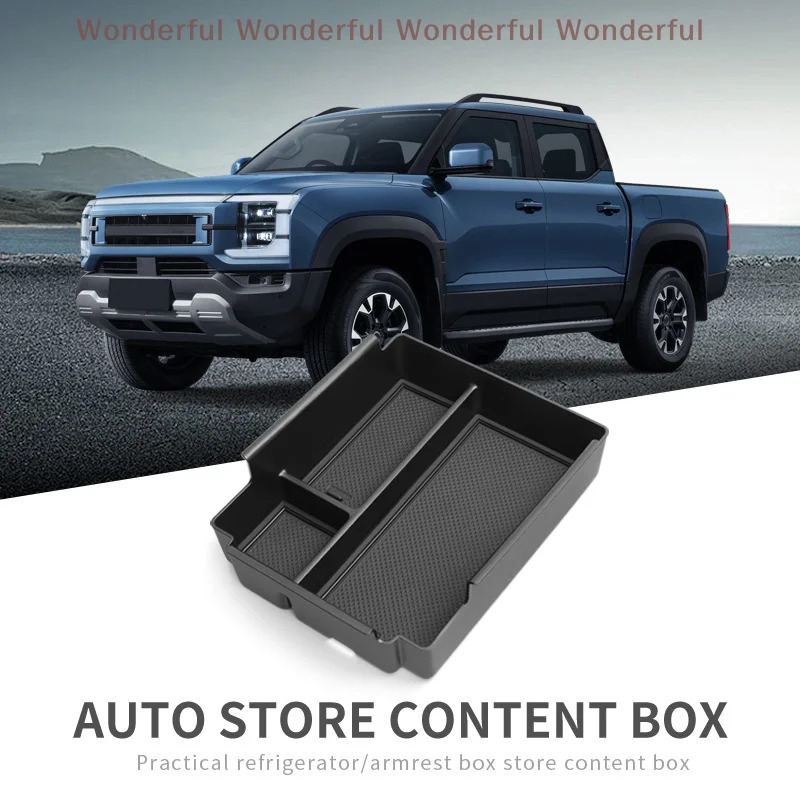 

Auto Storage Box Armrest, Center Console Tray Organizers for Shark 2024, Car Interior Accessories