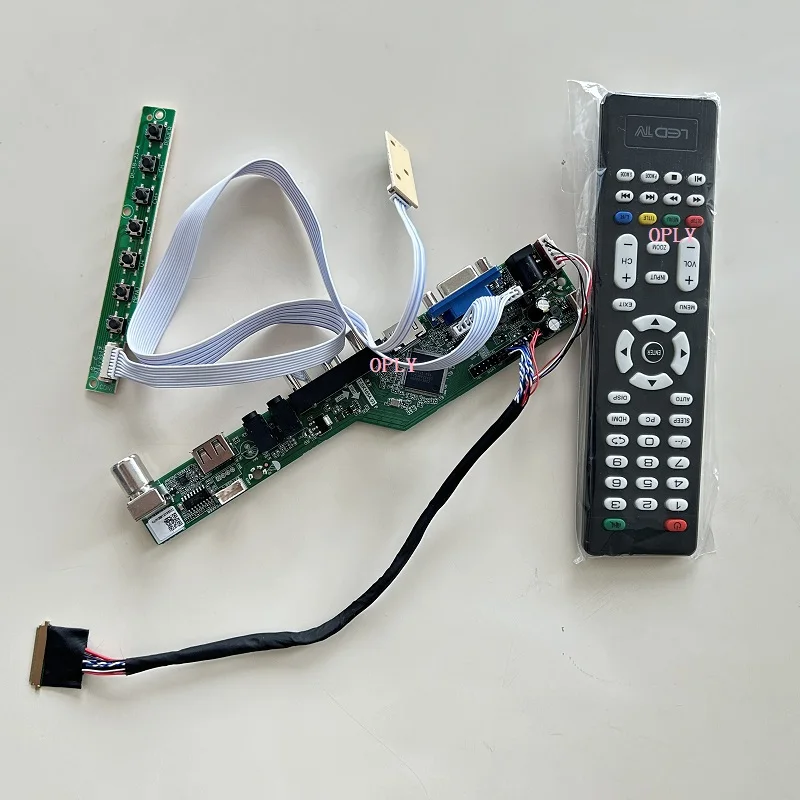 

TV Controller board kit for LP171WU4 LP171WU6 LP171WU6-TLA1 1920X1200 17.1" HDMI-compatible RF USB AV VGA Audio LED Screen