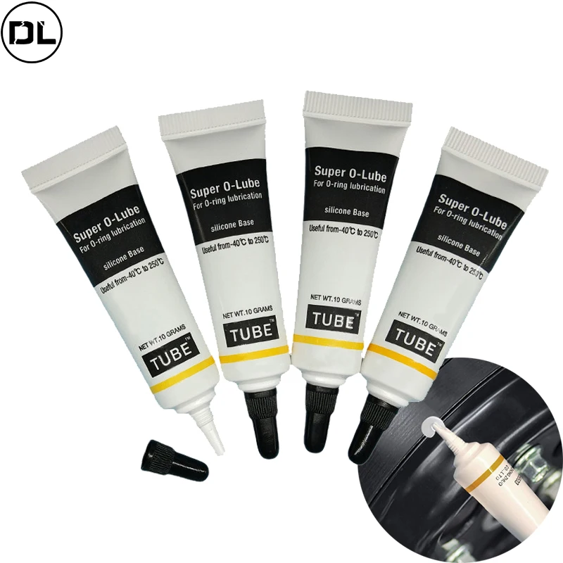 

1-4pcs O-ring Silicone Grease Lubricant 10g Food Grade Silicone Bearing Lubrication Coffee Machine Lubricant Home Improvement