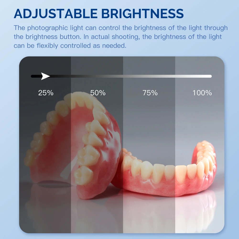 Stomatologiczna fotografia ustna lampa LED lampa dentystyczna dentystyczna do sprzętu wspornikowego.