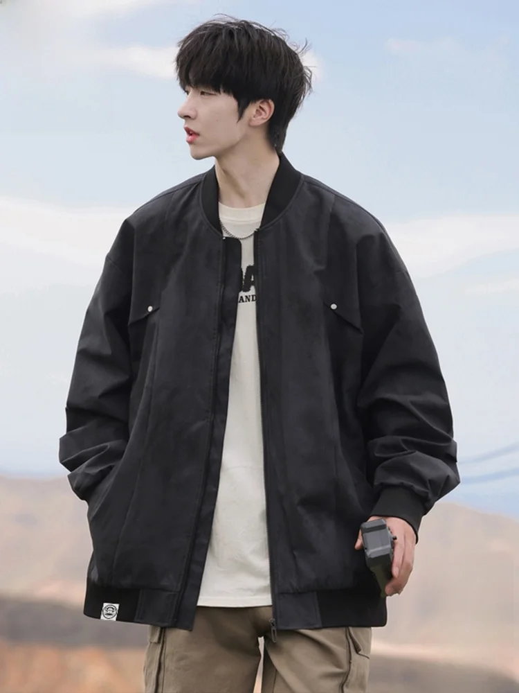 

PaulFrank American Sle Casual Loose Men's Jaet Autumn New Faion Durable Polyester Fiber Windproof Outerwear Coat