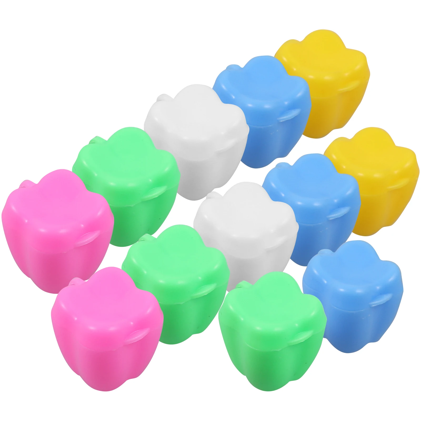 

12pcs Baby Teeth Storage Box Gifts Kids Multi-color Lightweight Durable Memories Collection Long Use Baby