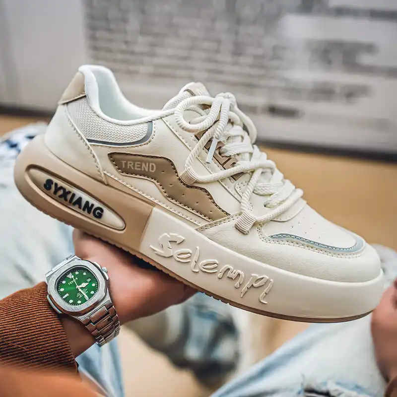 Thick Heeled Thin Heel Retro Sneakers Man High Sports Shoes Men Beige Boots Buy Luxary Original Street Shoess Lofers Zapato