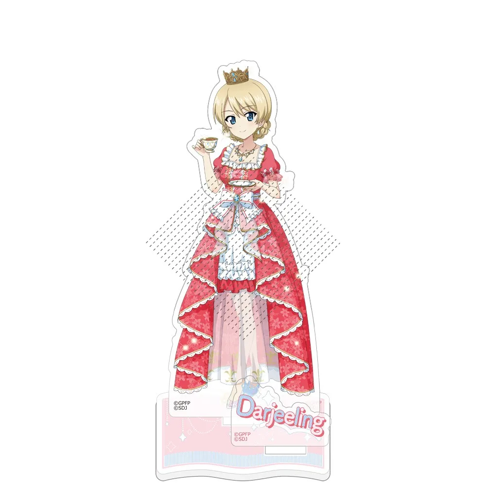 لعبة Kathowa Anchovy Darjeeling Nishizumi Miho Maho الاكريليك حامل دمية أنيمي Nishi Kinuyo نموذج لجسم لوحة تأثيري لعبة هدية #3