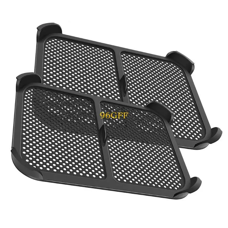 96GF Reusable Silicone Oil Splatter Guard Cover for Air Fryers High Temperature Resistant Easy Cleaning Kitchen Accessory